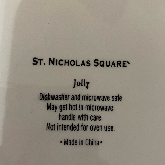 Vintage Porcelain St. Nicholas Square“Jolly” penguin desert plates set of 4 - Picture 2 of 5